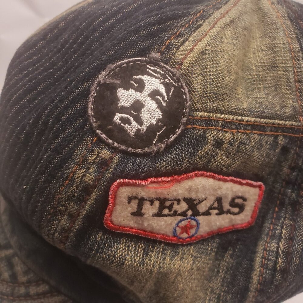 CAL BERKELEY University California Newsboy Hat Fitted 57.5CM Che Guevara Texas - Picture 6 of 12